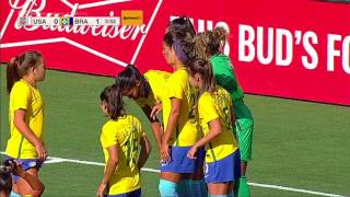 2017 Tournament of Nations USWNT vs Brazil [upl. by Eastman]