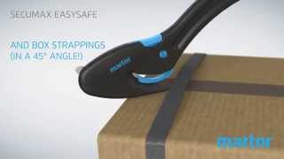 Safety knife MARTOR SECUMAX EASYSAFE product video GB [upl. by Worra]