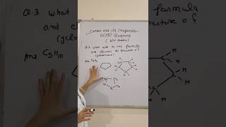 Electron dot structure of cyclic compounds carbon science sciencefacts compititive shorts [upl. by Ynamreg84]