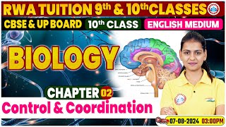 Class 10th Biology Chapter2  Control and coordination  Class 10th By Gaurangi Mam [upl. by Gisele]