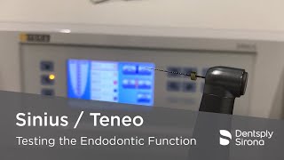 Teneo amp Sinius  Testing the Endodontic Function [upl. by Lattimer702]