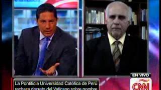 PUCP  Entrevista rector Marcial Rubio Correa en CNN en español [upl. by Ecyle795]