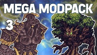 Terraria  3 CRYSTAL BIOME Mega Modpack Lets Play [upl. by Nylatsirhc]