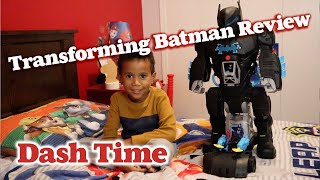 Fast Dash Reviews the FisherPrice Imaginext DC Super Friends Transforming Batman BatTech Batbot [upl. by Acimehs585]