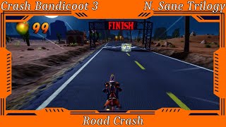 Crash Bandicoot 3 Warped  Road Crash [upl. by Anairam988]