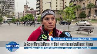 Margarita Mamani Cacique de El Mollar Recibe el Premio Grandes Mujeres por su Labor Social [upl. by Eolhc]