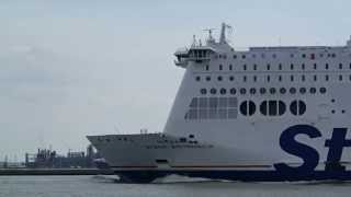 Ship spotting Hook of Holland 14062013 Stena Britannica [upl. by Hax648]