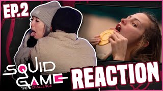 La prova del biscotto 🍪  SQUID GAME  THE CHALLENGE  Reaction SECONDA PUNTATA ⭕️ [upl. by Lauber109]