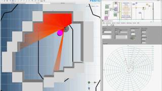 robotino labview rangefinder [upl. by Farris]