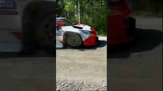 Takamoto Katsuta Flat Out Rally Rally1 WRC Rallycar Shorts ToyotaShortsfeed [upl. by Ahsirk]