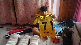 SG CRICKET KIT UNBOXING VIDEO  SG CRICKET KIT BAG REVIEWAarav Bamola [upl. by Ly690]