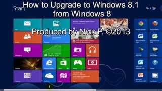 How to Upgrade to Windows 81 from Windows 8  Free amp Easy  Windows 81 Update [upl. by Eittol]