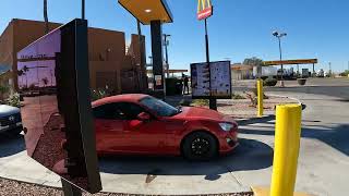 McDonalds Drive Thru 2 Large Powerades Ordered Gila Bend Arizona 6 January 2024 GFH10004 [upl. by Aretina]