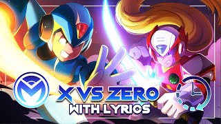 Megaman X5  X vs Zero One Hour  With Lyrics [upl. by Giacopo]