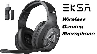 EKSA 24GHz Wireless Gaming Headset with Noise Canceling Microphone [upl. by Arahs]