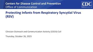 Protecting Infants from Respiratory Syncytial Virus RSV [upl. by Ater]