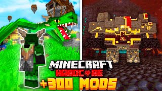 MINECRAFT HARDCORE pero instale TODOS los MODS que EXISTEN  PARTE 3 [upl. by Ayocal]