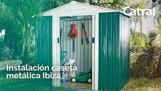 Cómo instalar una caseta metálica  CATRAL GARDEN DIY [upl. by Dinsmore]