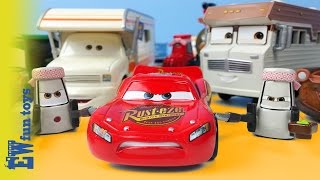 Disney Pixar Cars Diecast Toys Part 7 Mattel with Mcqueen Mater RV Planes New カーズ 2015 [upl. by Llamaj402]