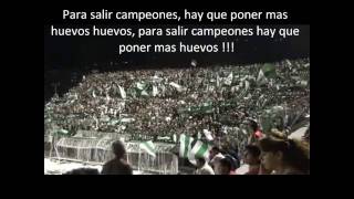 Envigado 2  Nacional 1 Canticos Los Del Sur [upl. by Maggs]