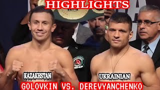 Gennady Golovkin Vs Sergiy Derevyanchenko  Close Fight [upl. by Stig]