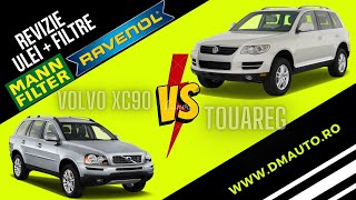 Cat costa revizia pt Volvo XC90 vs VW Touareg [upl. by Abra]