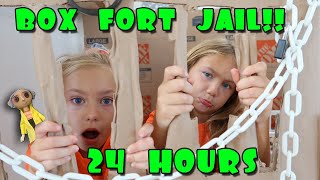 Box Fort Jail For 24 Hours with Creepy Coraline [upl. by Roxanne]