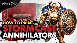 How to Paint Stormcast Eternals  Dominion [upl. by Ycinuq]