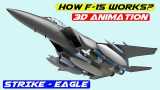 How F15 Works Explained in Detail  3D Animation [upl. by Enerod]