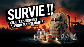 25 Objets ESSENTIELS de Survie que Vous DEVREZ Avoir dès MAINTENANT [upl. by Whitver954]