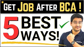 💥After BCA Jobs 5 Best Ways How to Get Job After BCA Career in BCA bca bcajobs bcacourse [upl. by Llehsem373]