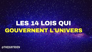 Les 14 lois universelles qui gouvernent lunivers [upl. by Delmore]