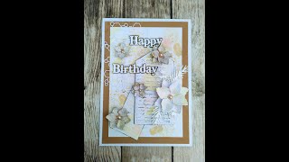 Lemon Drizzle amp Secret Blush Chalky Paint  Sentimentally Yours cardmaking birthdaycard crafting [upl. by Rome]