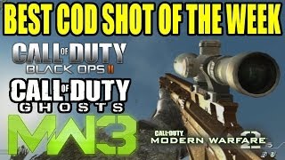 BEST COD SHOT OF THE WEEK 15  BLACK OPS 2 6 MAN OS [upl. by Ynohtnacram638]