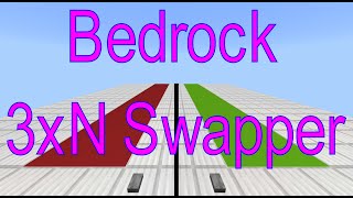 Tutorial Simple Bedrock 3xN Floor Block Swapper Bedrock 121 [upl. by Oiramd]