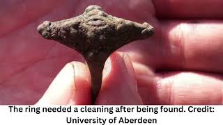 Remarkable’ Pictish ring discovered in Scotland after more than 1000 years underground [upl. by Eniarrol]