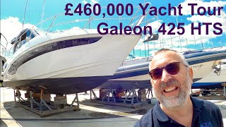 £460000 Yacht Tour  Galeon 425 HTS [upl. by Ichabod]