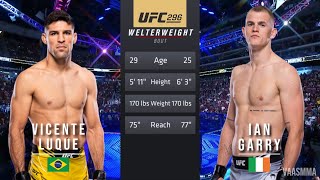 VICENTE LUQUE VS IAN GARRY FULL FIGHT UFC 296 [upl. by Croix]