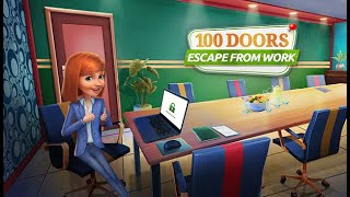 100 Doors Escape From Work All Levels 1140 Walkthrough [upl. by Nikos]