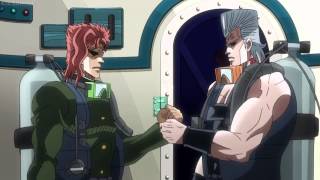 Jojos Bizarre Adventure Kakyoin and Polnareff Manly Handshake [upl. by Paymar20]