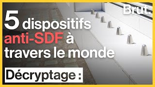 5 dispositifs antiSDF à travers le monde [upl. by Souza]