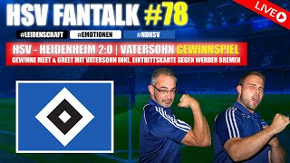 Gewinnspiel Meet amp Greet  Eintrittskarte Werder Bremen  HSV Heidenheim 20  HSV Fantalk 78 [upl. by Ambrosio366]