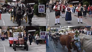 Brauchtumsumzug mit Almabtrieb in Mayrhofen [upl. by Evander]