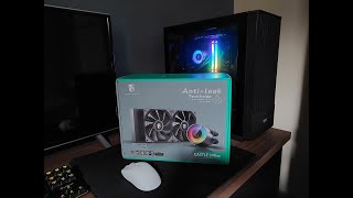 Water Cooler DeepCool Castle 240 V2 RGB Unboxing  instalação AM4 PTBR [upl. by Connel]