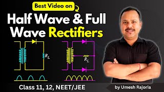 5 Half wave and Full wave Rectifiers  Semiconductor Electronics  12th Physics neet [upl. by Fording600]