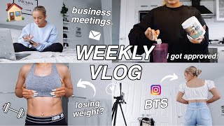 WEEKLY VLOG  I GOT APPROVED 🏠  NEW LOGO  BUSINESS MEETINGS  INSTAGRAM BTS  Conagh Kathleen [upl. by Aihsened]