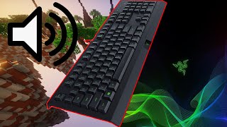 Membrane keyboard minecraft asmr [upl. by Elacim]