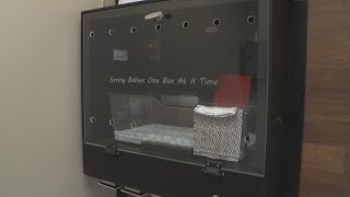 Shelby County opens blesses first safe haven baby box [upl. by Maryjane99]