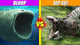 Bloop vs SCP682  SPORE [upl. by Yatnoed]