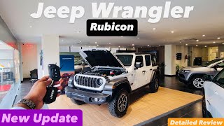 7165000 Lakh New Jeep Wrangler Rubicon Bright White 2024 Features amp Specifications Review [upl. by Agbogla]